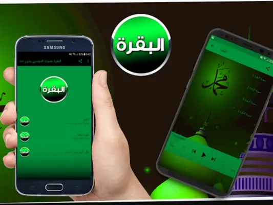 البقرة بصوت الدوسري بدون نت android App screenshot 1